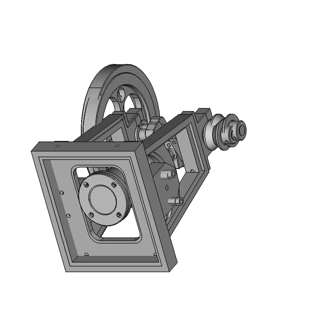 A Double Acting Oscillating | High-Quality CAD Model_60_30_degree_snapshot