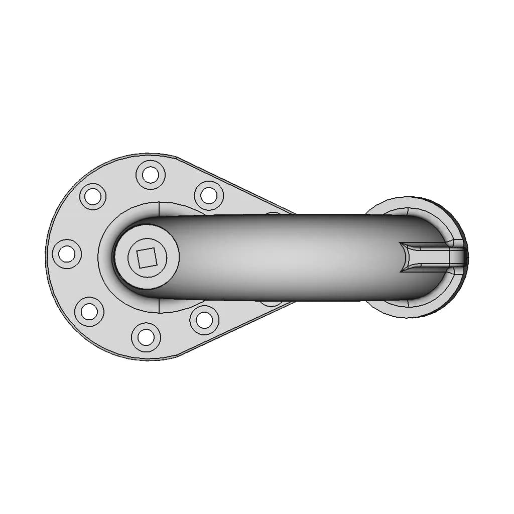 Flange Screw | High-Quality CAD Model_0_0_degree_snapshot