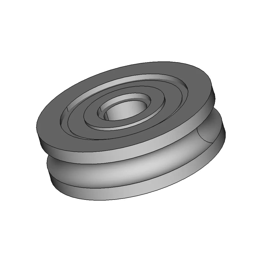 U604Zz Deep Groove | 3D Engineering Design File_60_30_degree_snapshot