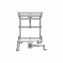 Railway Roller Type Lifting Table - Downloadable CAD Representation_0_90_degree_snapshot