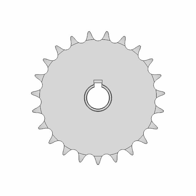 Sprocket 10B 2 23 Teeth - Downloadable CAD Representation