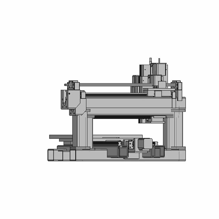Desktop Cnc 300X250X90 | High-Quality CAD Model