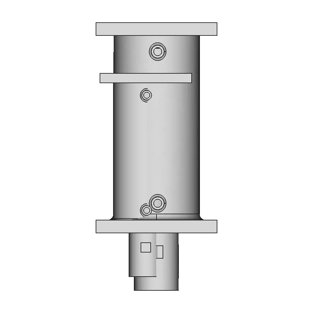 Hydraulic Piston | High-Quality CAD Model_0_0_degree_snapshot