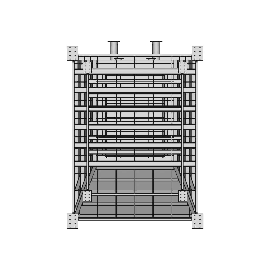 Heavy Duty Slurry Sump | High-Quality CAD Model_90_0_degree_snapshot