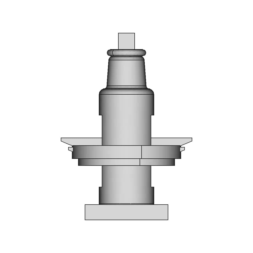 Single Tool Post Assembly | 3D Engineering Design File_0_270_degree_snapshot