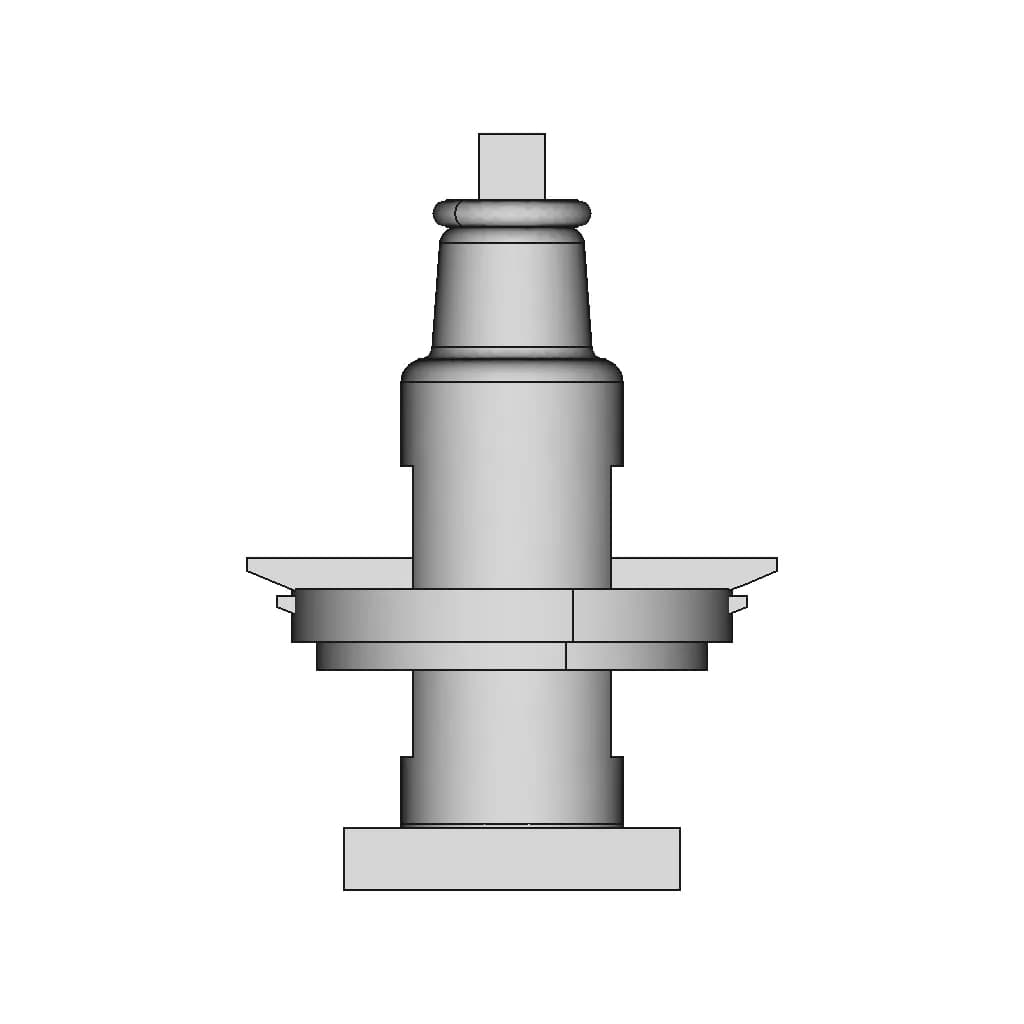 Single Tool Post Assembly | 3D Engineering Design File_0_90_degree_snapshot