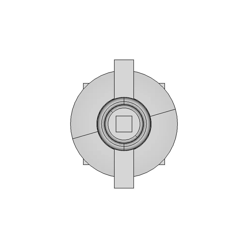 Single Tool Post Assembly | 3D Engineering Design File_270_0_degree_snapshot