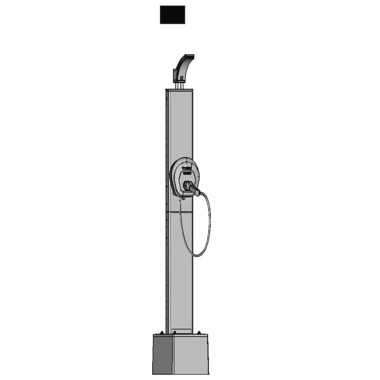Electric Car Rack And Charging Station - Standard Mechanical Component