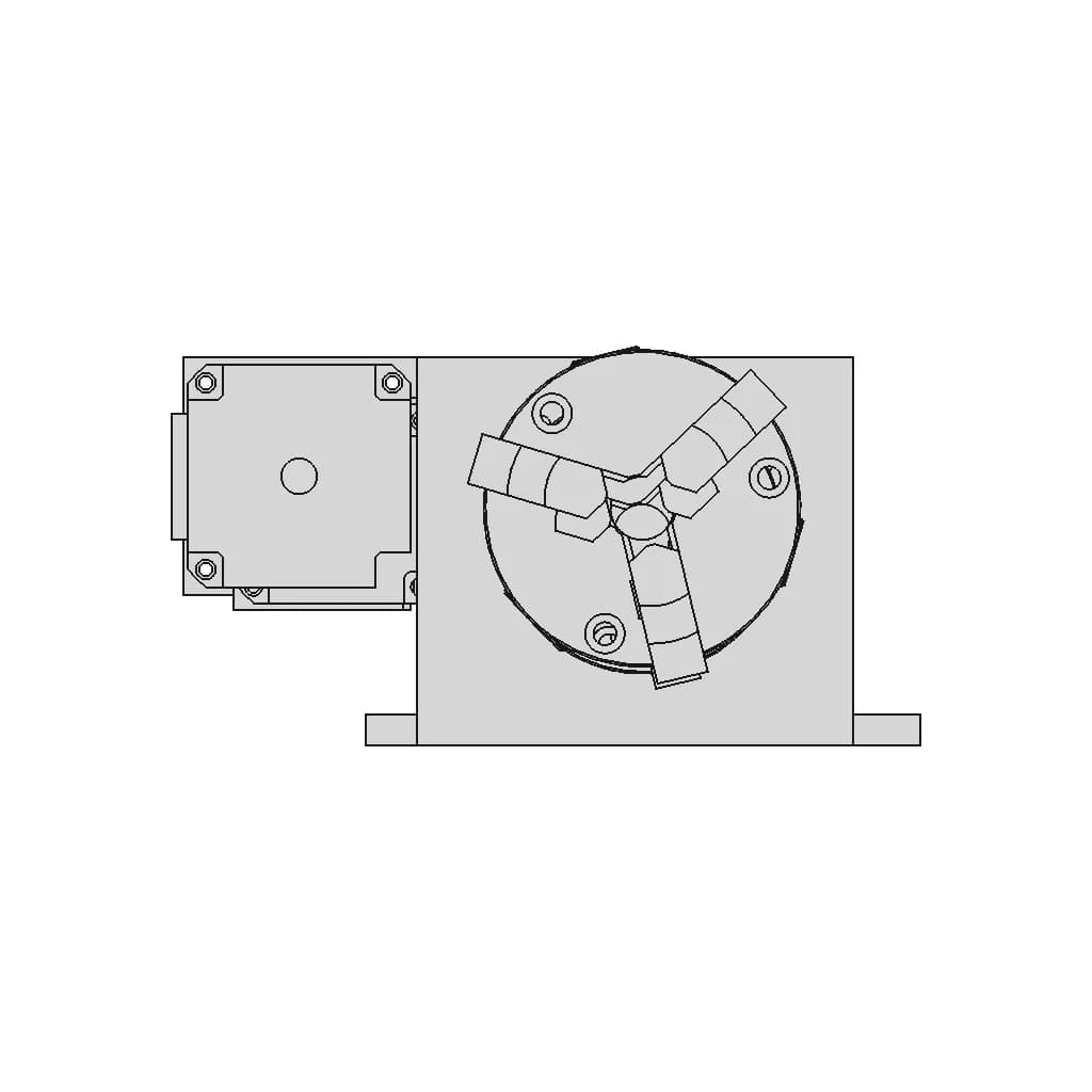 6040 Rotary Axis - Standard Mechanical Component_0_0_degree_snapshot