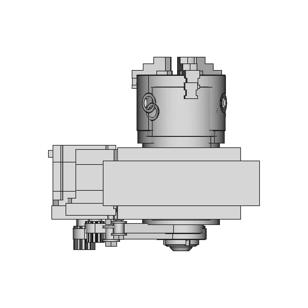 6040 Rotary Axis - Standard Mechanical Component_90_0_degree_snapshot