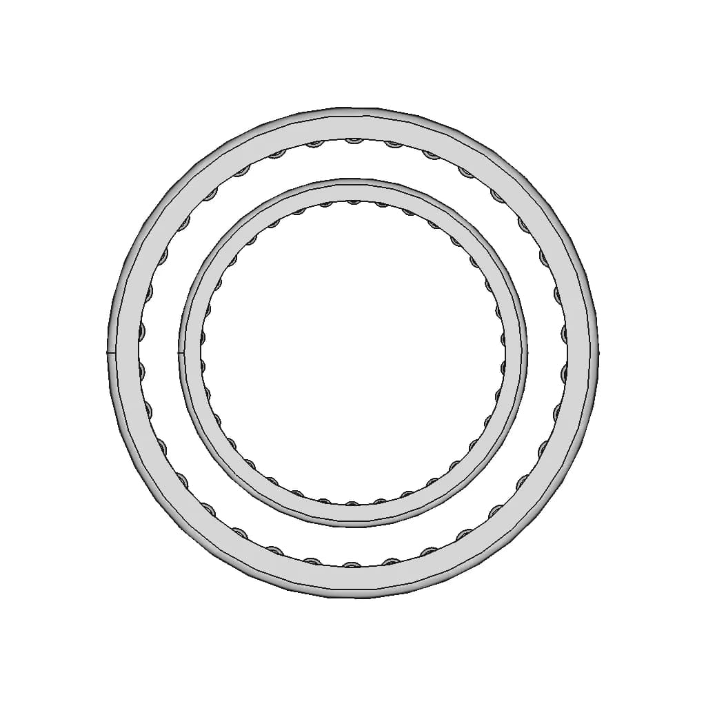 Needle Roller Bearings Hk4012 - Downloadable CAD Representation_0_270_degree_snapshot