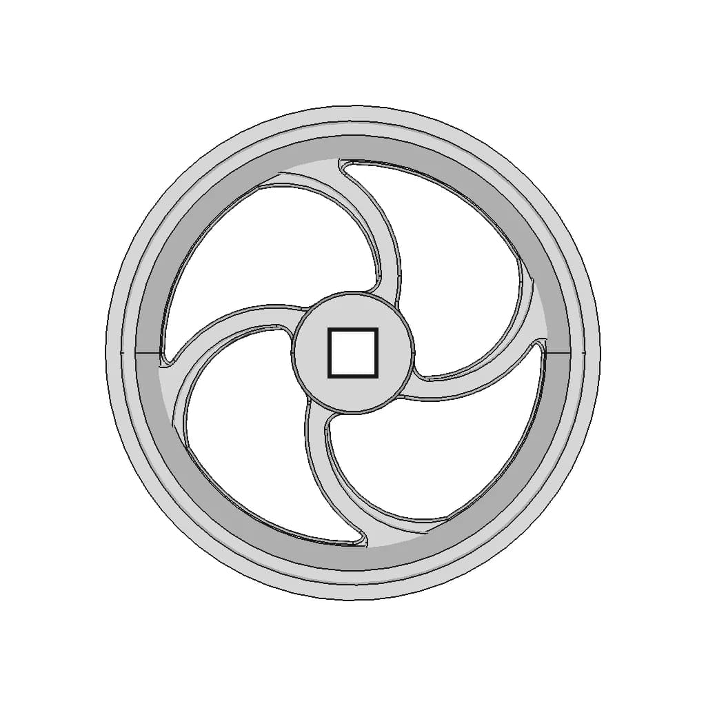 3D Modeling Practice Solidworks Easy Way To Model A Pulley In Solidworks - Standard Mechanical Component_0_0_degree_snapshot