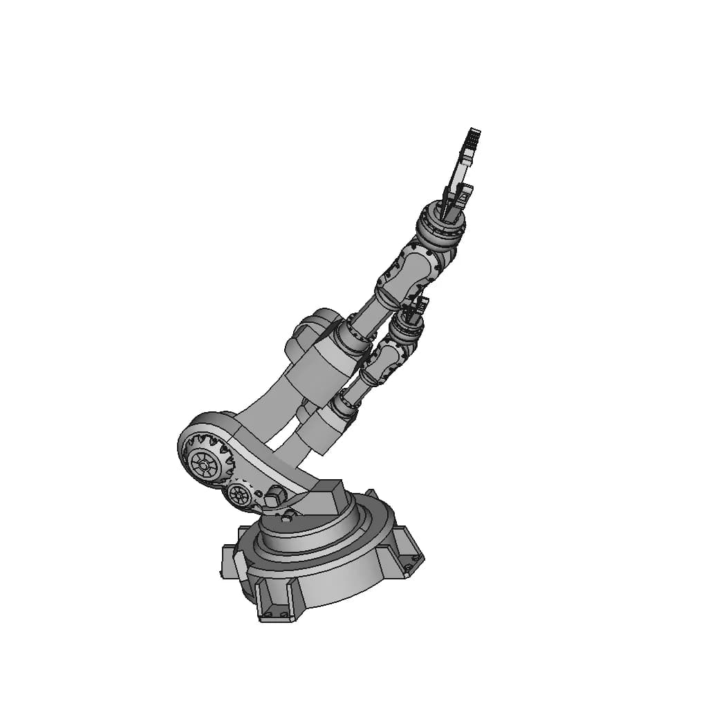 Robotic Arm And Grippers | 3D Engineering Design File_60_30_degree_snapshot