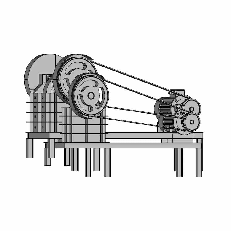 Jaw Crusher | 3D Engineering Design File