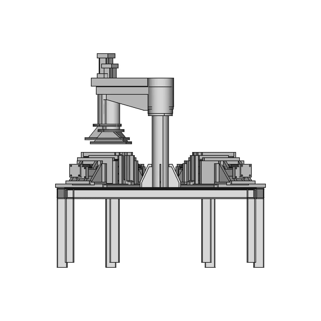 Hot Box Casting Molder Machine - Standard Mechanical Component_0_270_degree_snapshot