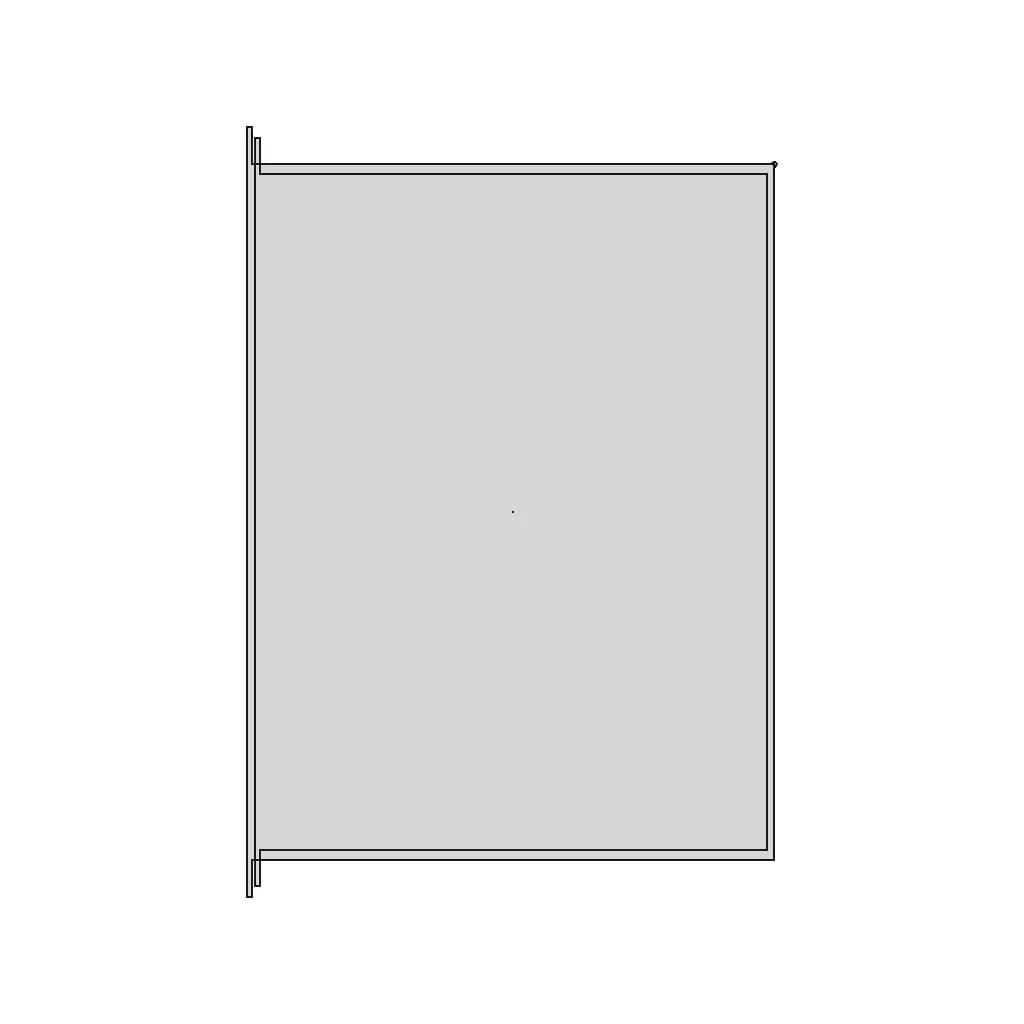 Prateleira Suspensa Por Suportes E Cabo - Downloadable CAD Representation_90_0_degree_snapshot