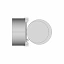 Sistema De Tampa De Encanamento Com Apoio Em 2 Mancais Fixos E Um Cabo - Standard Mechanical Component_90_0_degree_snapshot