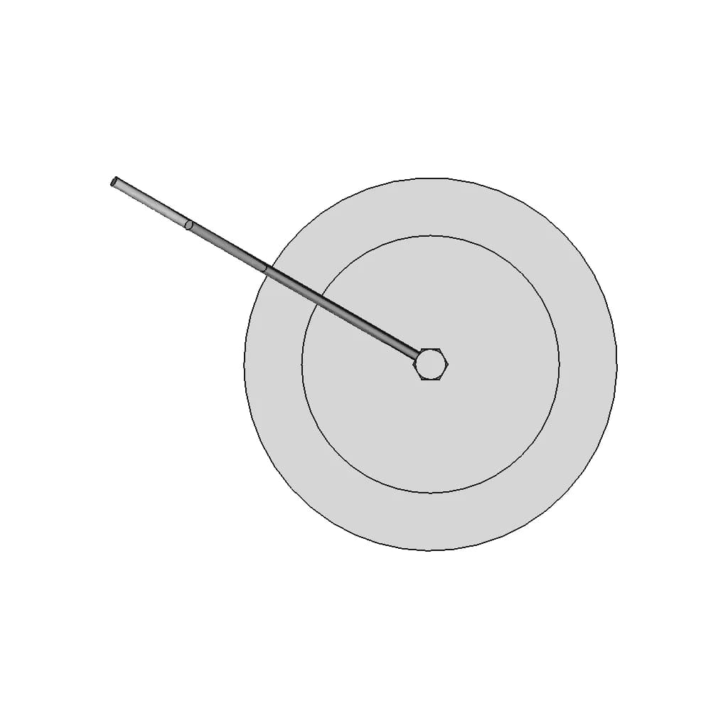 Parafuso Fixo Puxado Por 2 Cabos | High-Quality CAD Model_270_0_degree_snapshot