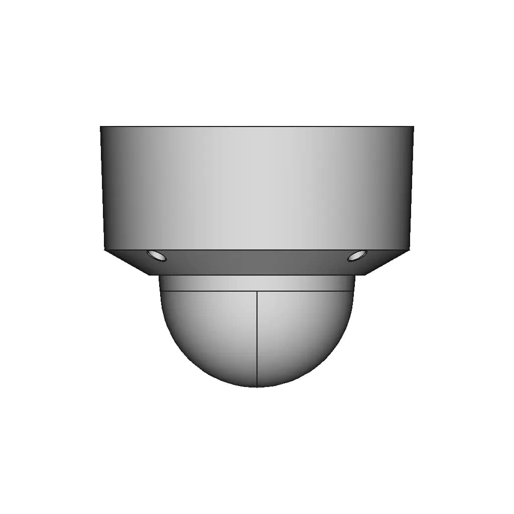 Nde 8703 Rx Flexidome 8100I X Series - Standard Mechanical Component_0_90_degree_snapshot