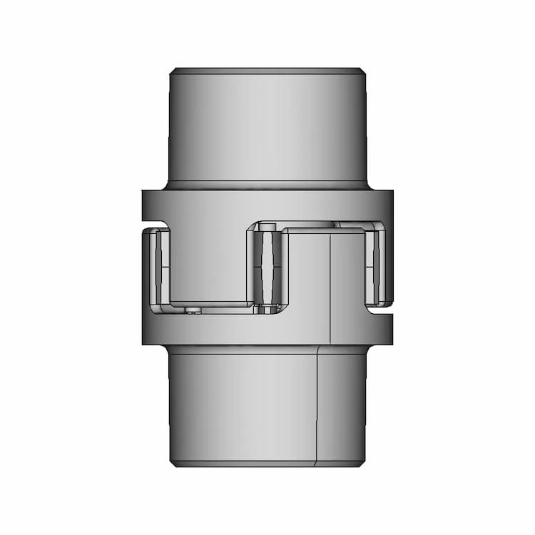 L65Xd41 Claw Clutch 14 9 Inner Diameter - Downloadable CAD Representation