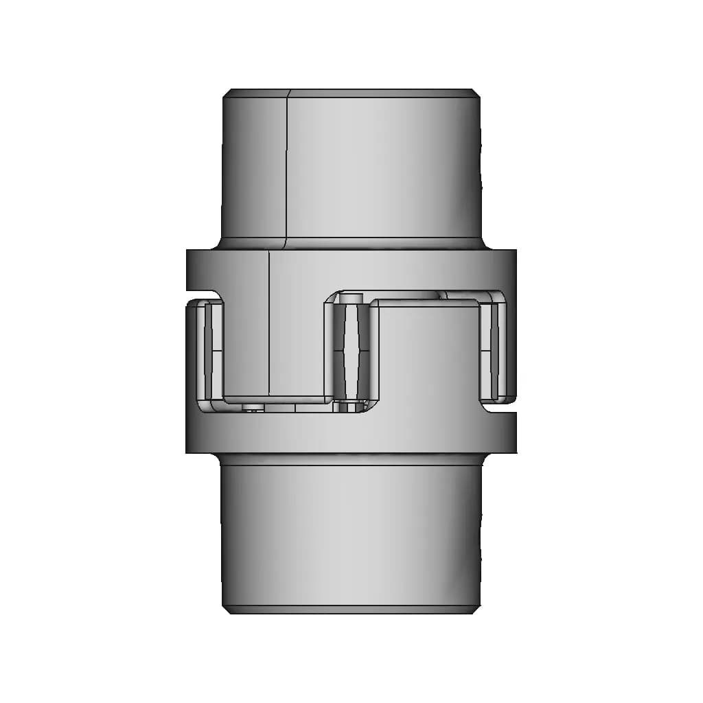 L65Xd41 Claw Clutch 14 9 Inner Diameter - Downloadable CAD Representation_0_270_degree_snapshot