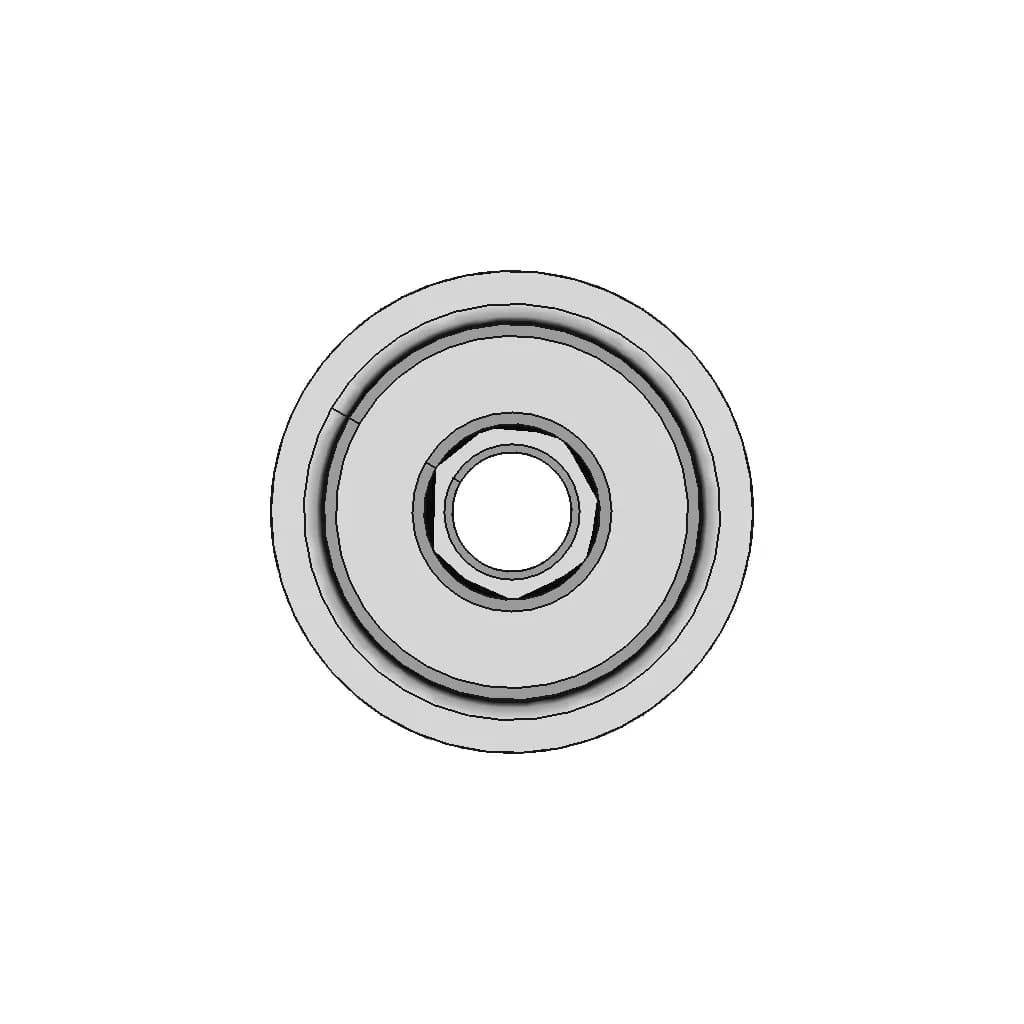 L65Xd41 Claw Clutch 14 9 Inner Diameter - Downloadable CAD Representation_270_0_degree_snapshot