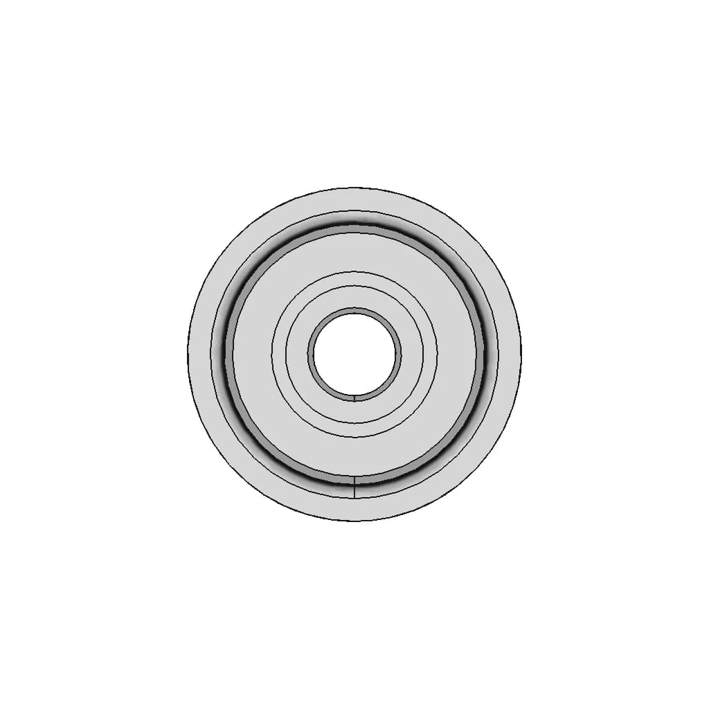 L65Xd41 Claw Clutch 14 9 Inner Diameter - Downloadable CAD Representation_90_0_degree_snapshot