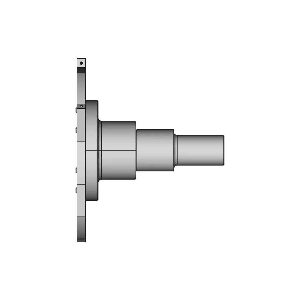 Cutting Head With Seven Teeth - Downloadable CAD Representation_270_0_degree_snapshot