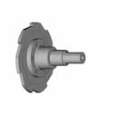 Cutting Head With Seven Teeth - Downloadable CAD Representation_60_30_degree_snapshot