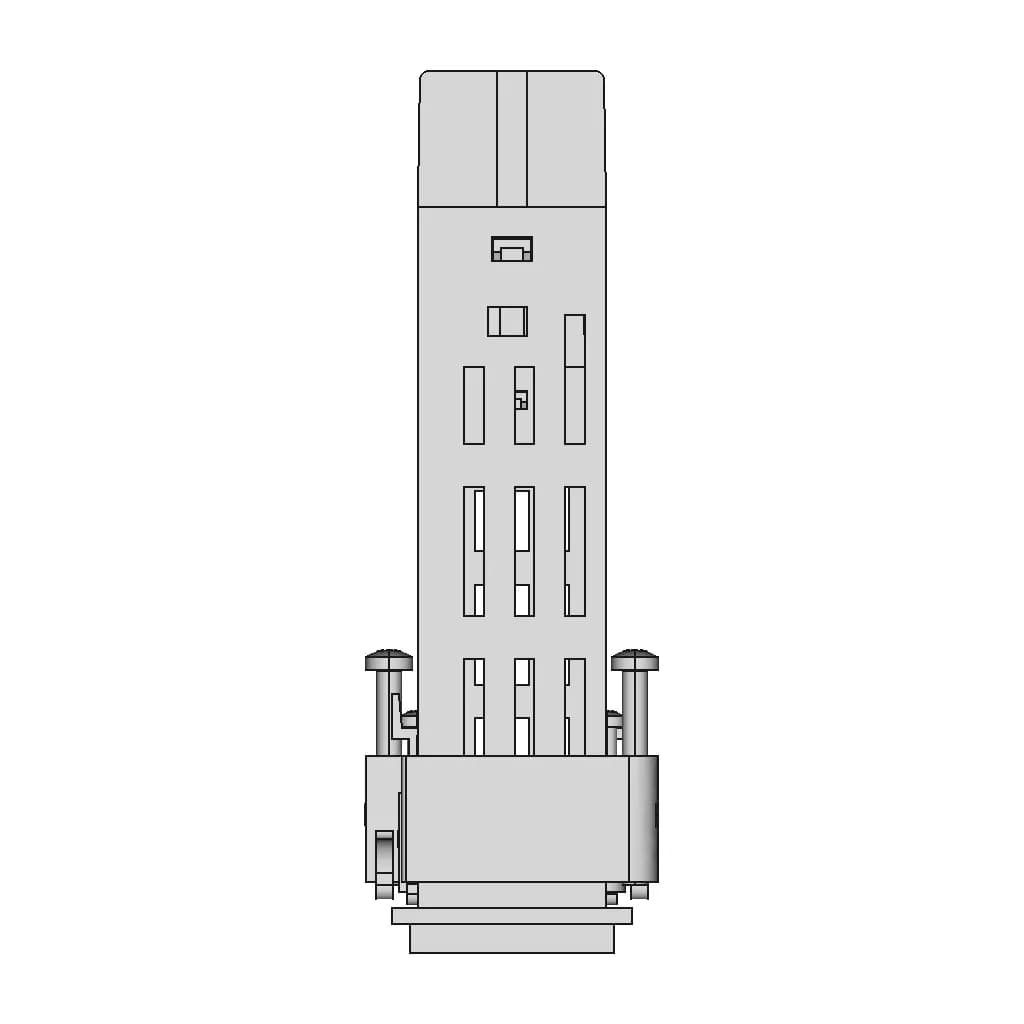 Omega Cn75 Series Temperature Controller - Downloadable CAD Representation_0_90_degree_snapshot