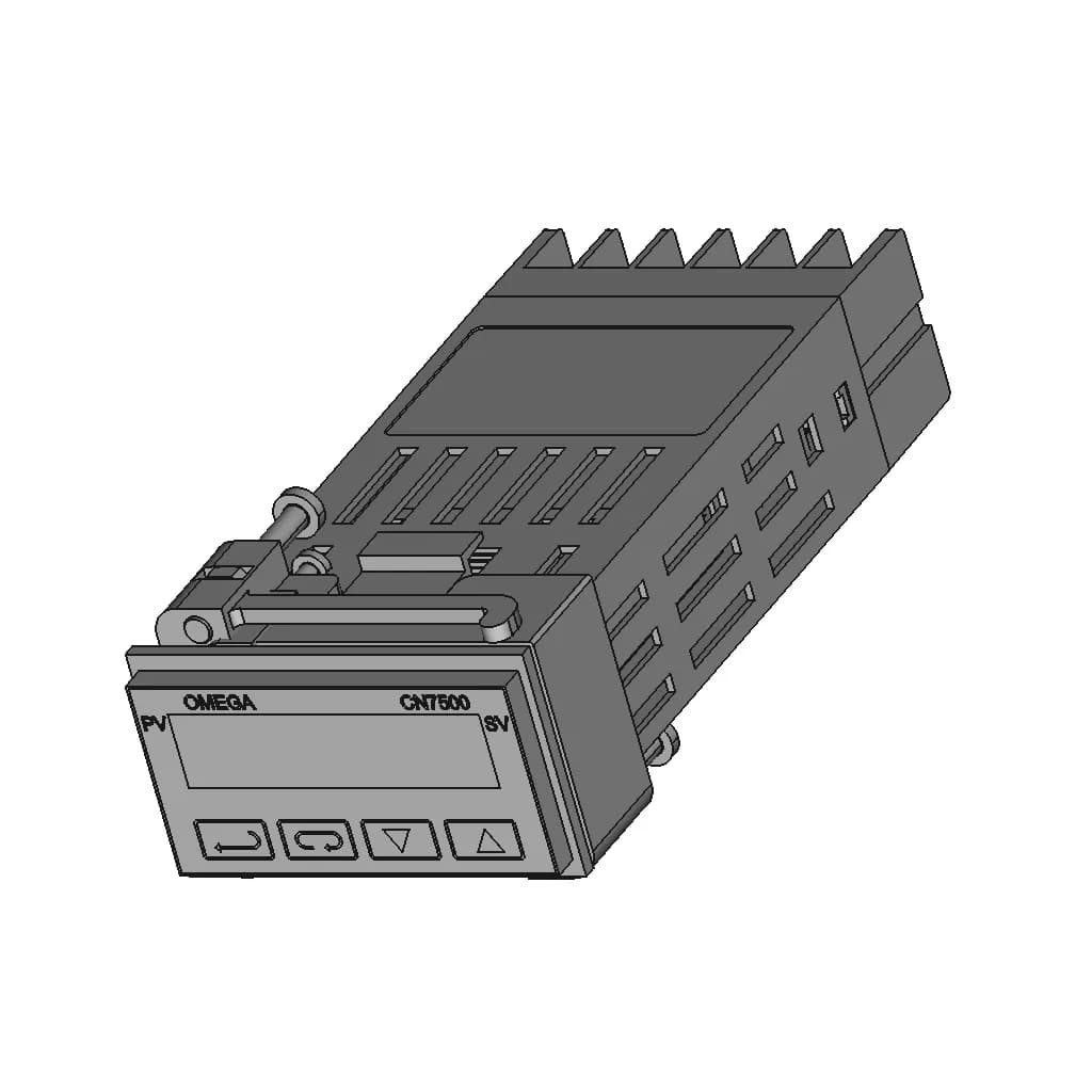 Omega Cn75 Series Temperature Controller - Downloadable CAD Representation_60_30_degree_snapshot