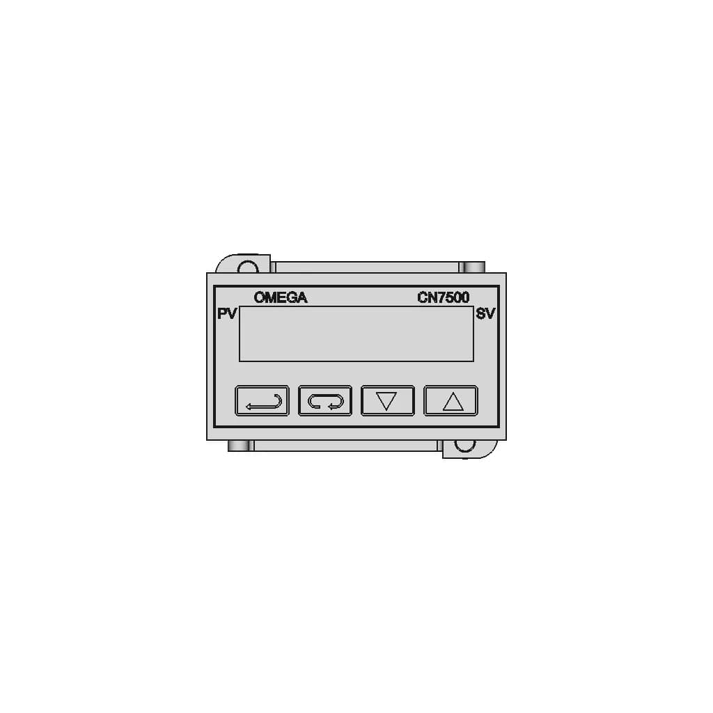 Omega Cn75 Series Temperature Controller - Downloadable CAD Representation_90_0_degree_snapshot