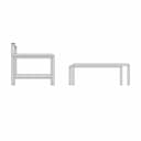 Wooden Furniture - Downloadable CAD Representation_0_0_degree_snapshot