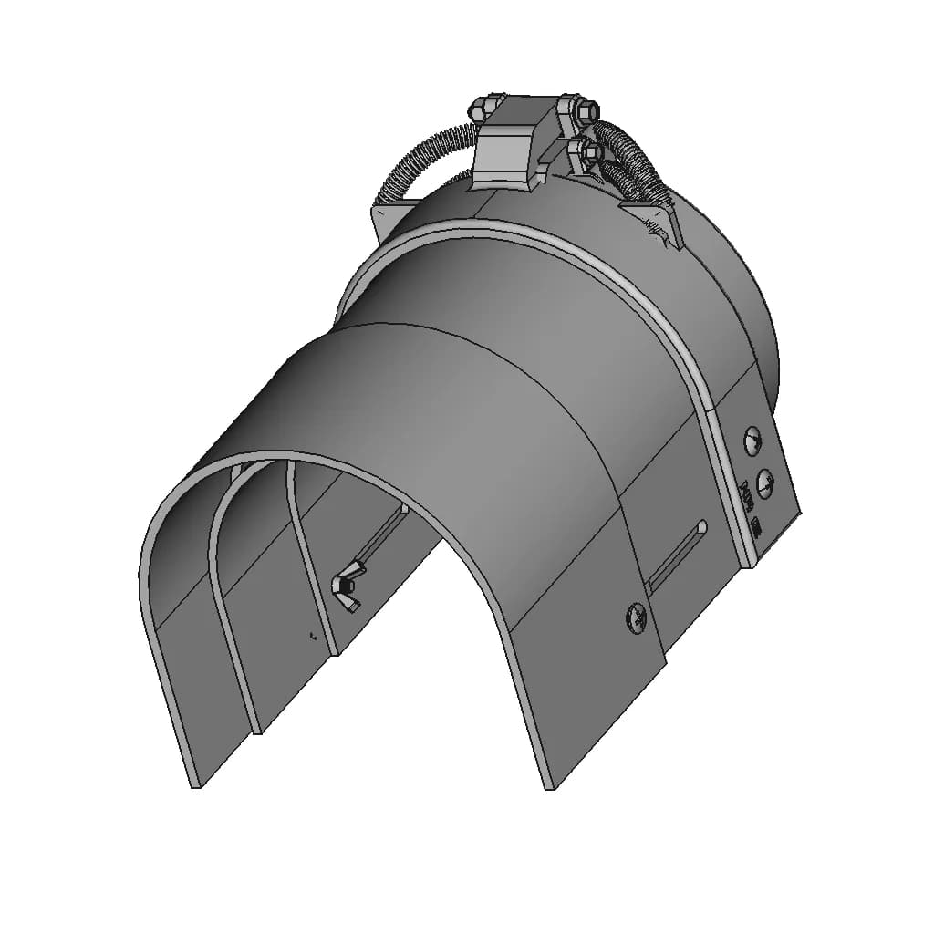 Drill Press Safety Shield Protetor De Mandril | 3D Engineering Design File_60_30_degree_snapshot