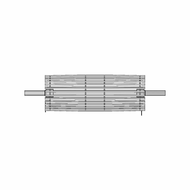Industrial Radial Conveyor Roller | 3D Engineering Design File