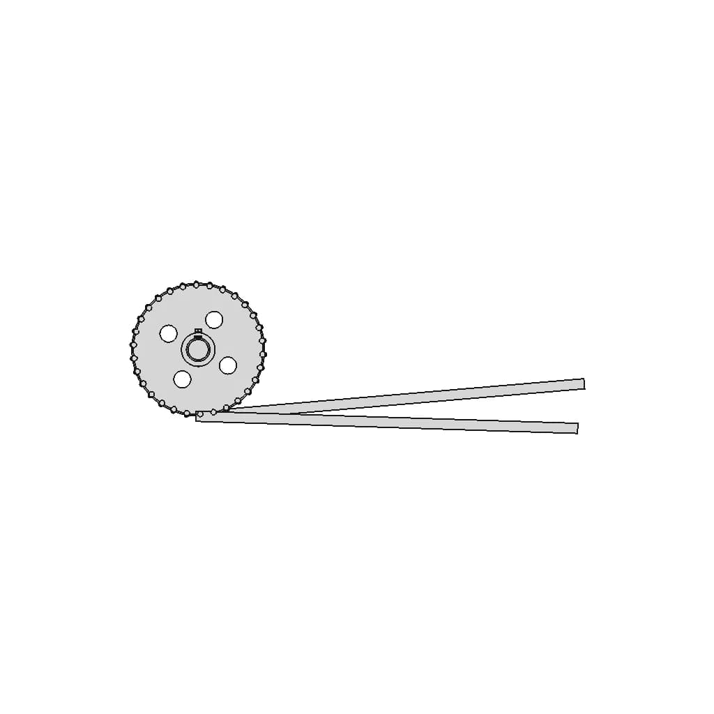 Industrial Radial Conveyor Roller | 3D Engineering Design File_0_90_degree_snapshot