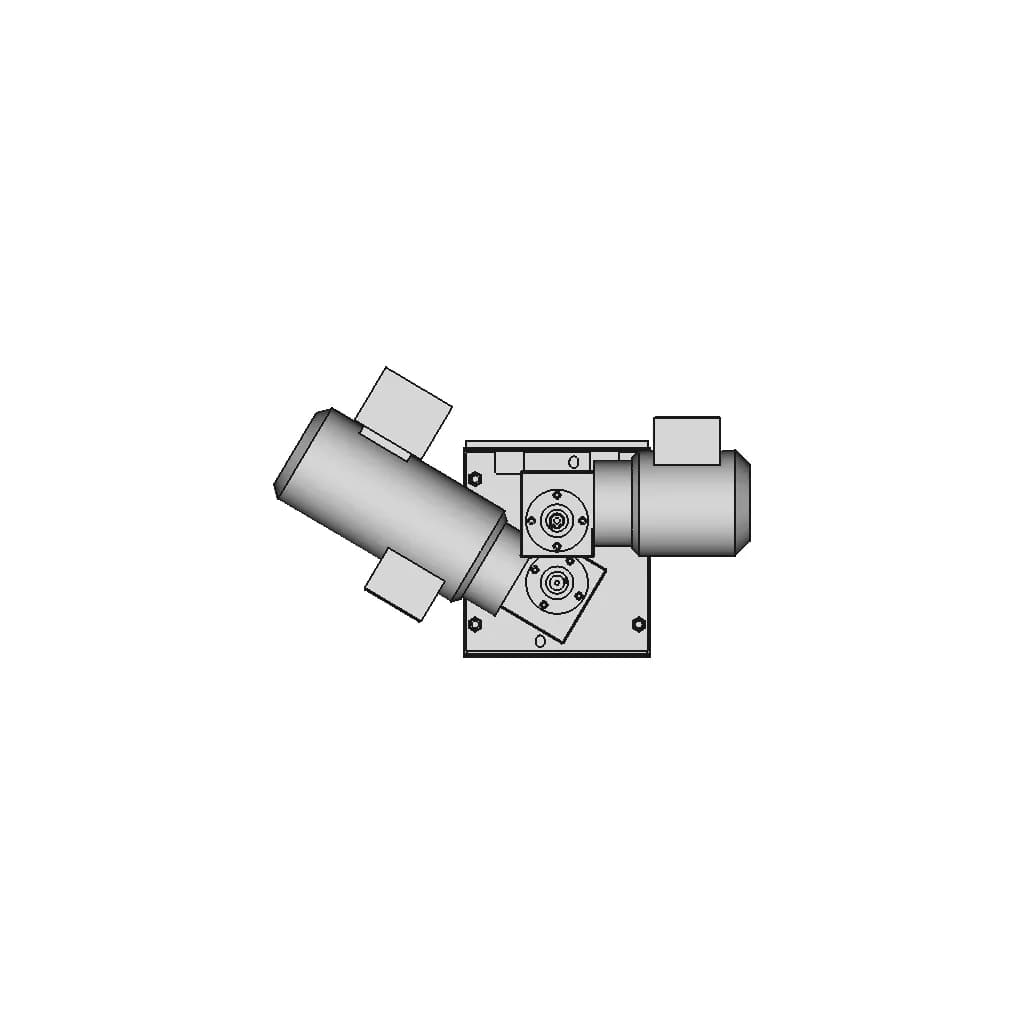 Mini Mixer With Conveyor Coil - Downloadable CAD Representation_0_0_degree_snapshot