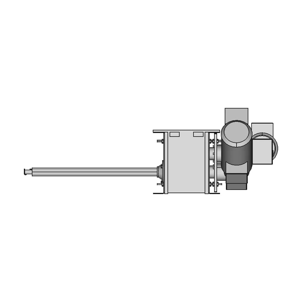 Mini Mixer With Conveyor Coil - Downloadable CAD Representation_0_270_degree_snapshot