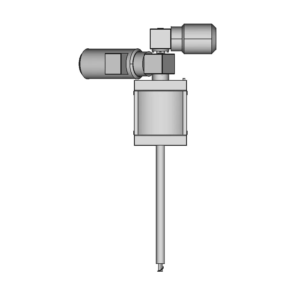 Mini Mixer With Conveyor Coil - Downloadable CAD Representation_90_0_degree_snapshot