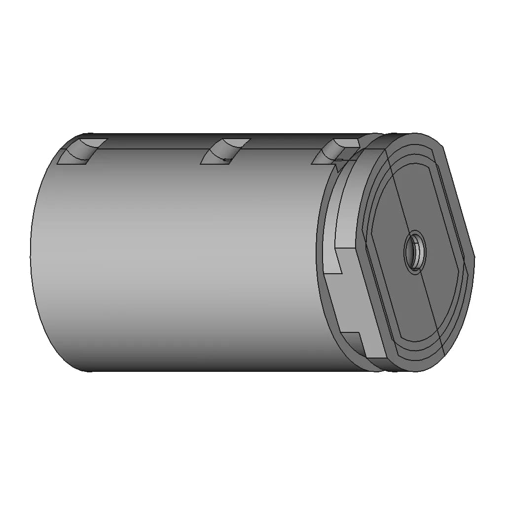Blow Mould Bottle | 3D Engineering Design File_60_30_degree_snapshot