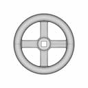 3D Modeling Practice Solidworks Tutorial Easy Way To Model Hand Wheel In Solidworks - Downloadable CAD Representation_0_0_degree_snapshot