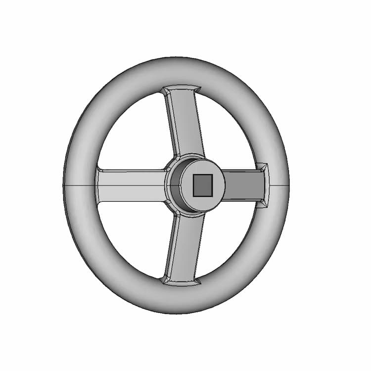 3D Modeling Practice Solidworks Tutorial Easy Way To Model Hand Wheel In Solidworks - Downloadable CAD Representation
