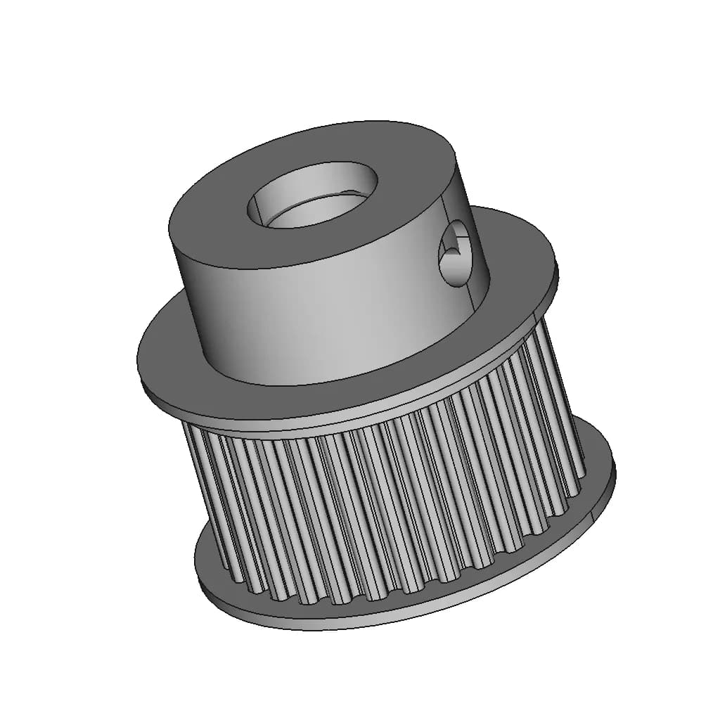 Htd 3M 30 Teeth 15 Mm Belts | 3D Engineering Design File_60_30_degree_snapshot