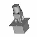 Shaft Quick Coupling For A Table Fan Motor | 3D Engineering Design File_60_30_degree_snapshot