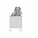 Hydraulic Power Unit Hydraulic Unit 10L Min 3Hp 80L Tank - Downloadable CAD Representation_0_270_degree_snapshot