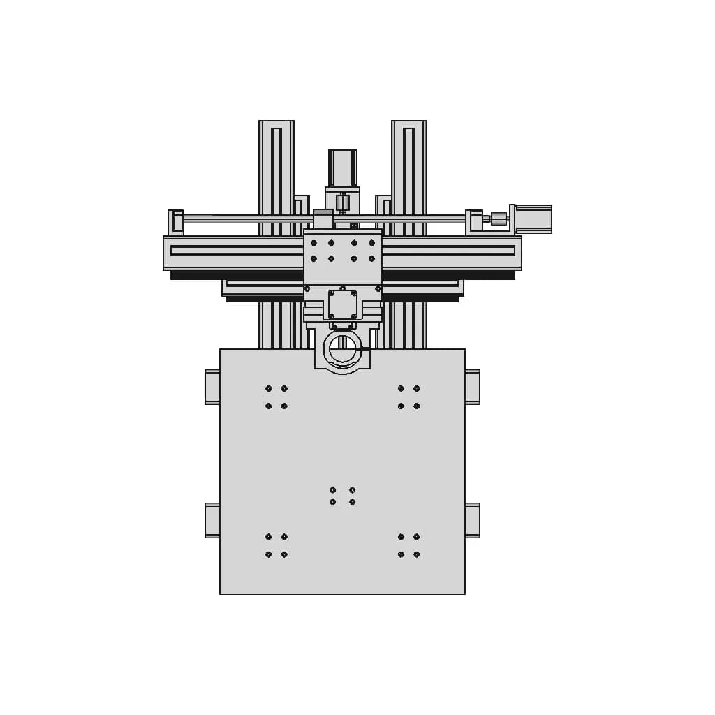 Steel Frame Cnc 500X500X150 | 3D Engineering Design File_270_0_degree_snapshot