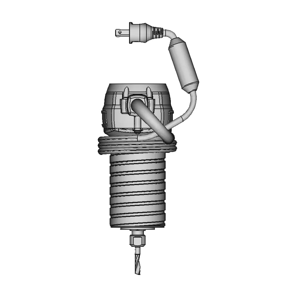 Dewalt Dwp611 Router Simplified For Cnc Machines | High-Quality CAD Model_90_0_degree_snapshot