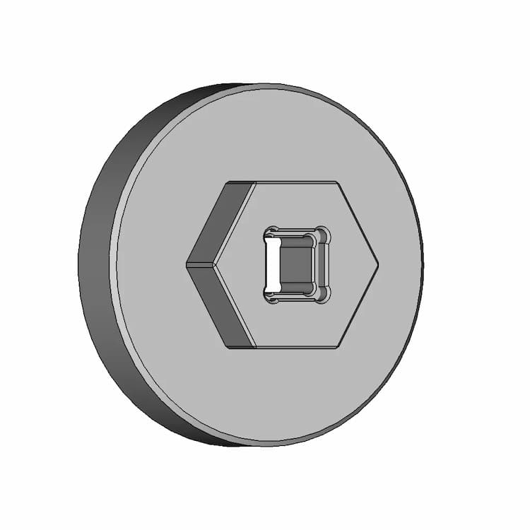 46Mm Hex Socket Wrench | 3D Engineering Design File