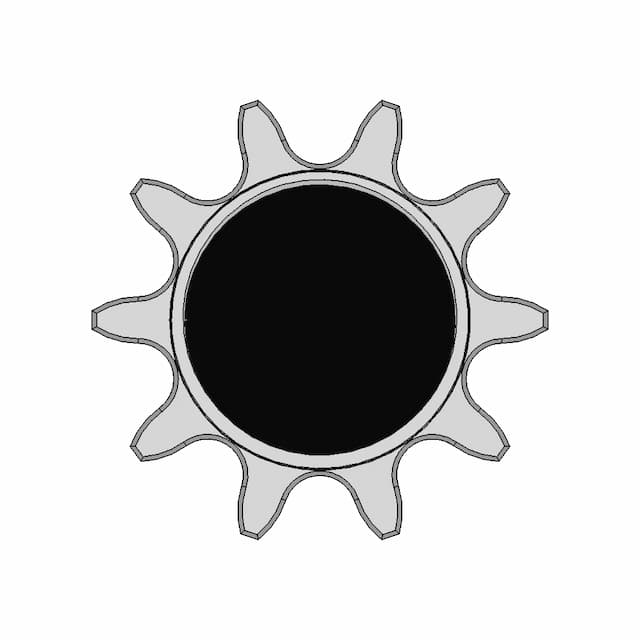 Fixed Gear 10T M30X1 - Standard Mechanical Component