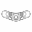 Motor Cycle Or Bicycle Triple Clamp - Standard Mechanical Component_0_0_degree_snapshot